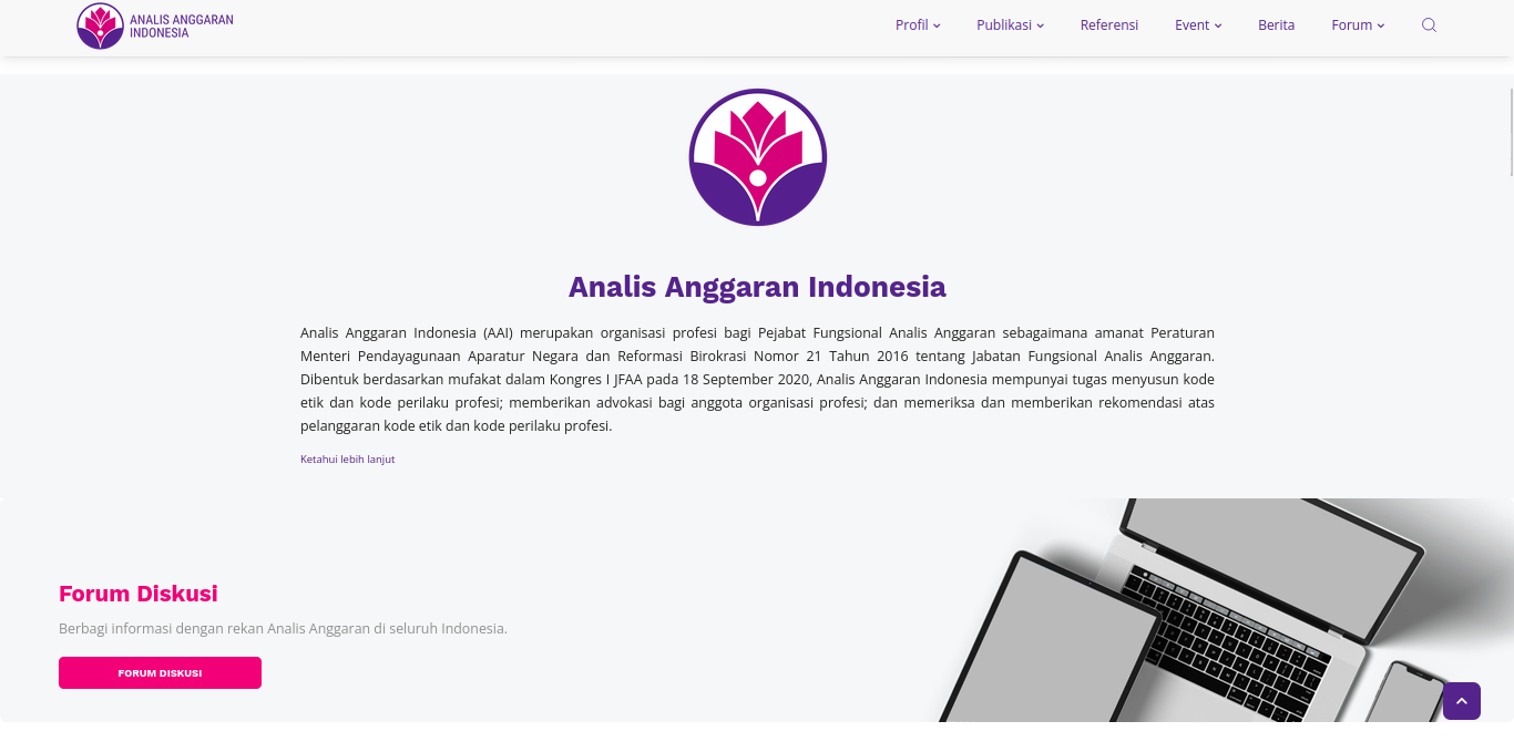 JFAA — JFAA interface — primary content and information views.